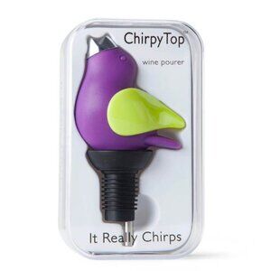 “Purple Lime Bubbly Bird” – Chirps While Pouring – Fun Bar Accessory